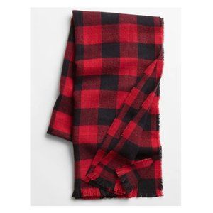 GAP Cozy Scarf Soft Knit, pattern: buffalo plaid
